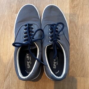 Sperry Men's Navy Canvas Sneakers